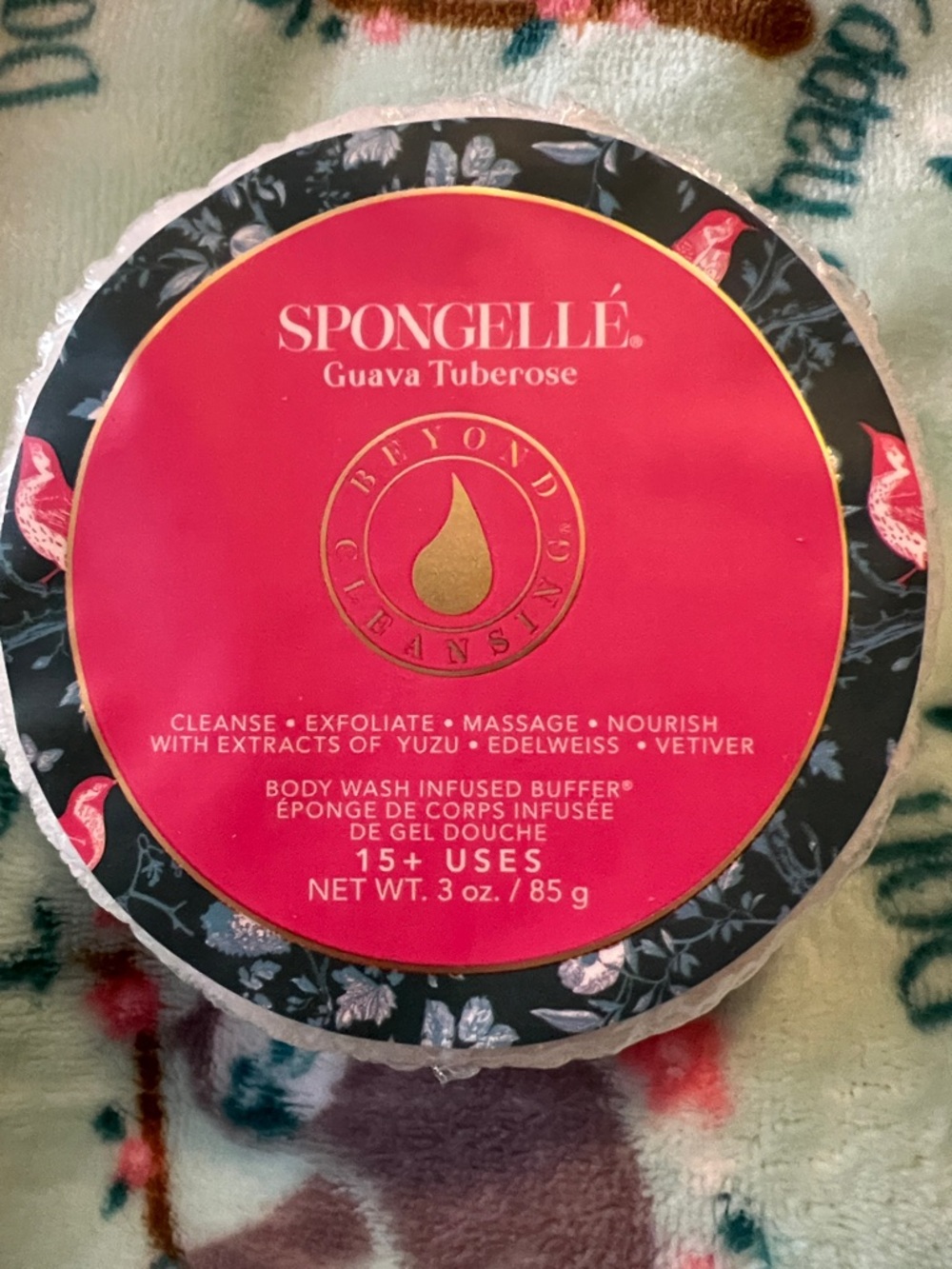 2/$26 Spongellé Guava Tuberose Body Wash Infused Buffer - Pink